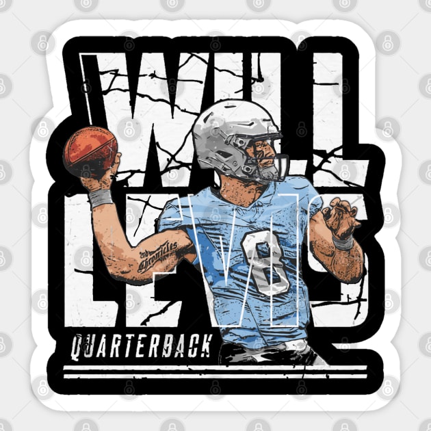 Will Levis Tennessee Player Name Sticker by ClarityMacaws